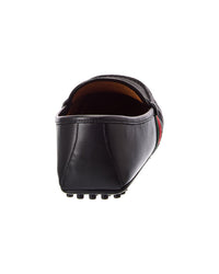 Gucci Gucci Web Leather Driver