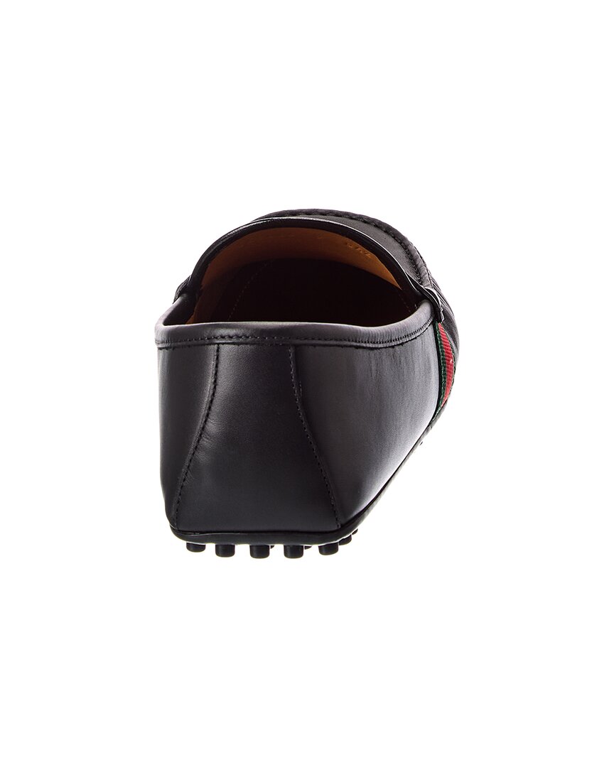 Gucci Gucci Web Leather Driver