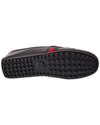Gucci Gucci Web Leather Driver