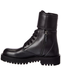 Valentino Valentino Leather Combat Boot