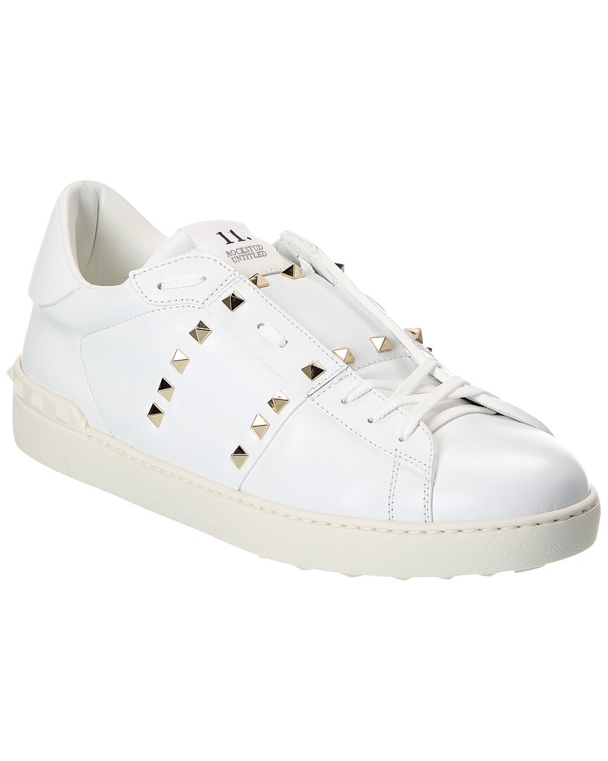 Valentino Valentino Rockstud Untitled Leather Sneaker