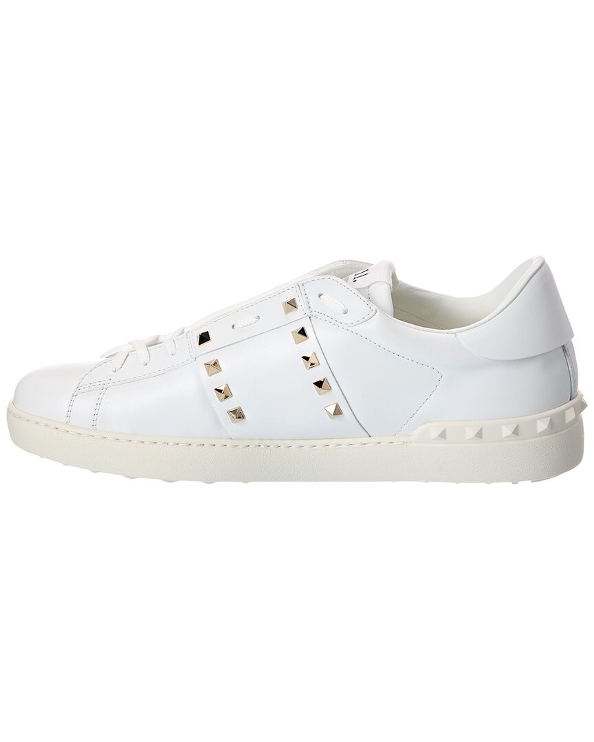 Valentino Valentino Rockstud Untitled Leather Sneaker