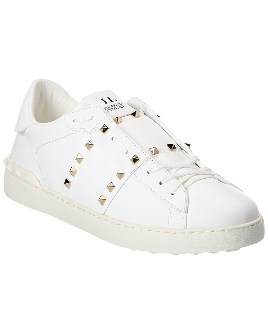 Valentino Valentino Rockstud Untitled Leather Sneaker