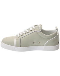 Christian Louboutin Varsijunior Gabardine & Leather Sneaker