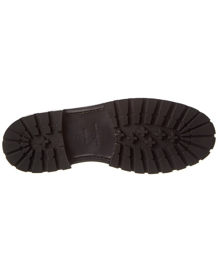Saint Laurent Malo Leather Derby