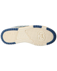 Gucci Gucci Re-Web Gg Denim & Leather Sneaker
