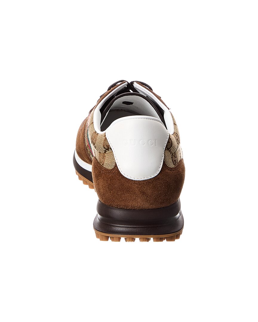 Gucci Gucci Re-Motion Gg Canvas & Suede Sneaker