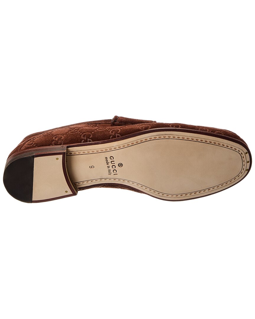 Gucci Horsebit 1953 Gg Suede Loafer