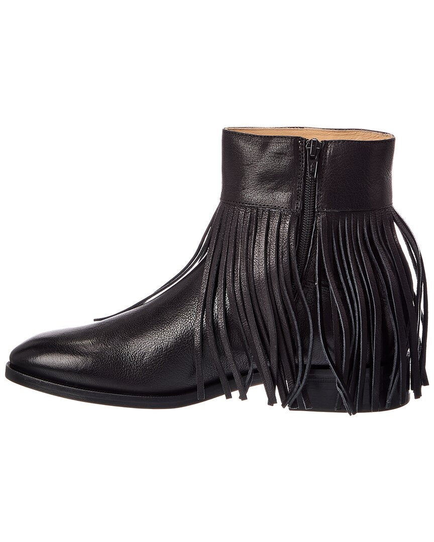 Valentino Valentino Vlogo Leather Bootie