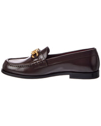 Valentino Valentino Vlogo Chain Leather Loafer
