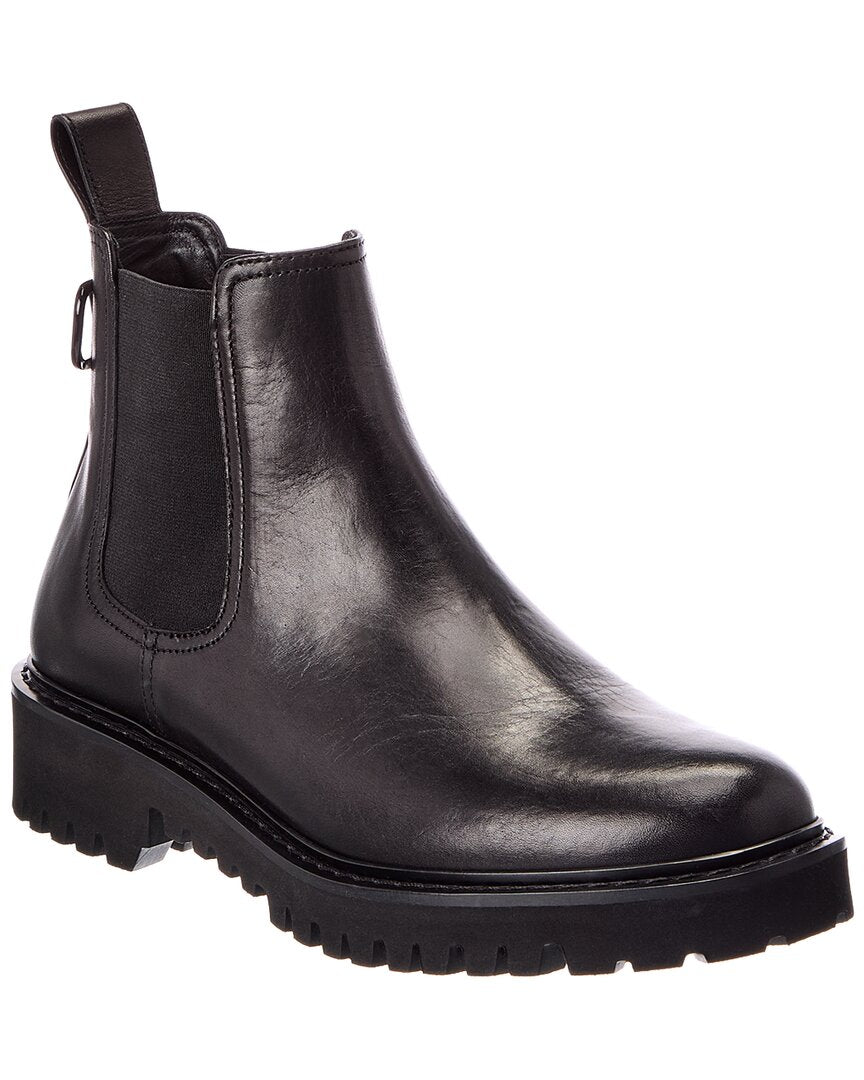 Valentino Valentino Beatle Lacquered Vlogo Leather Boot