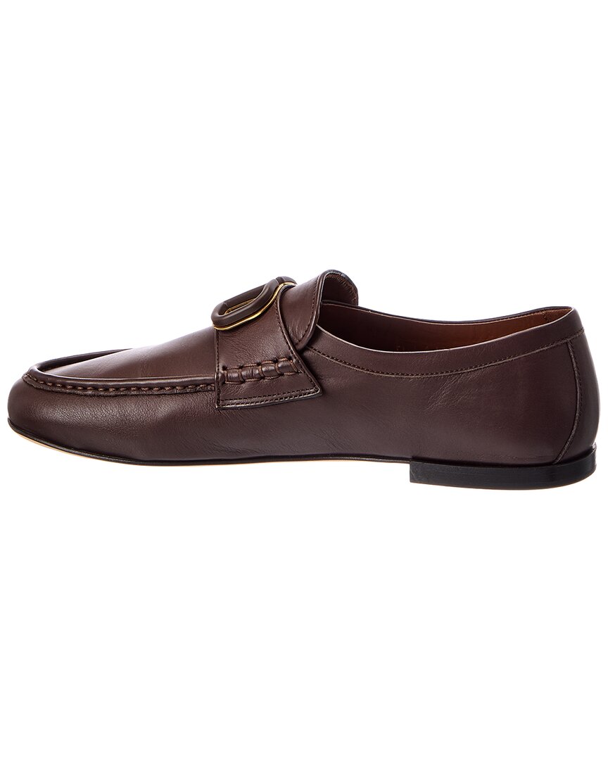 Valentino Valentino Vlogo Leather Loafer