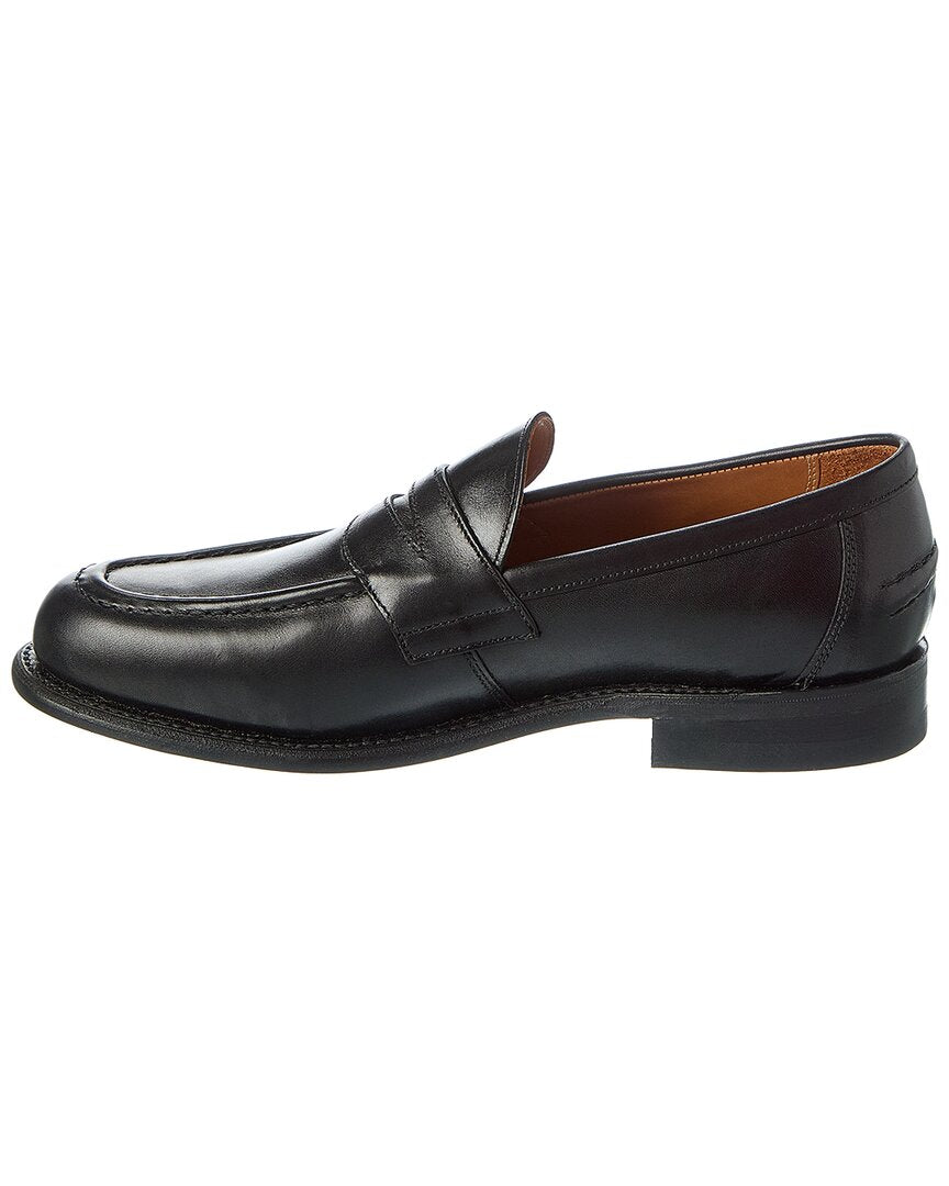 Todd Snyder X Sanders Leather Penny Loafer