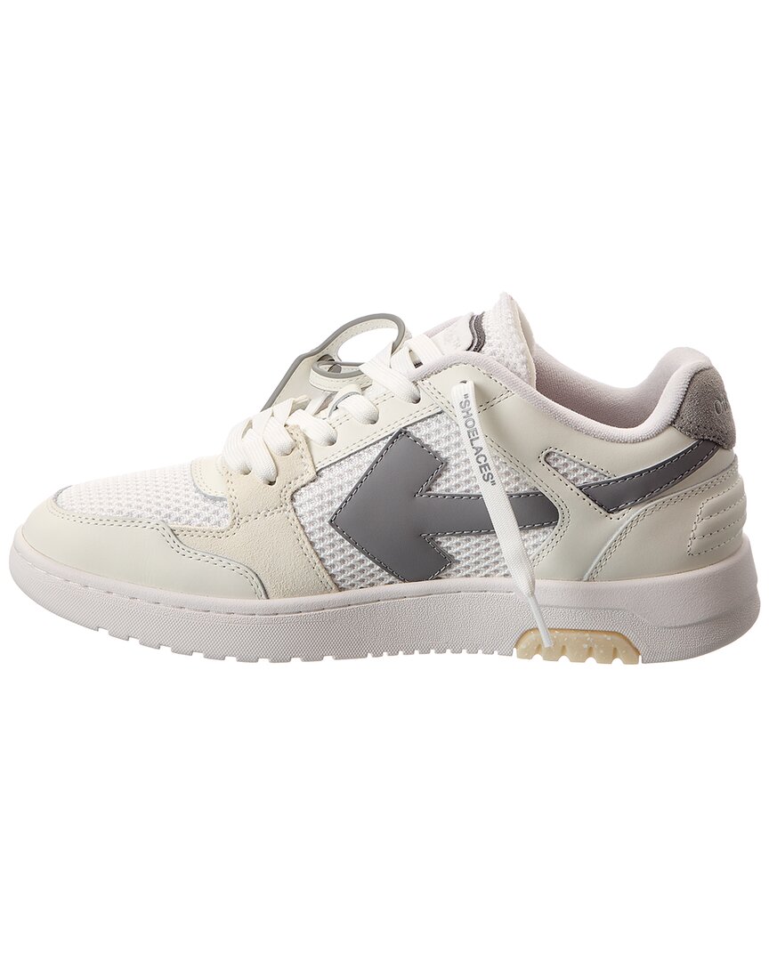 Off-White™ Off-White™ Slim Out Of Office Mesh & Leather Sneaker