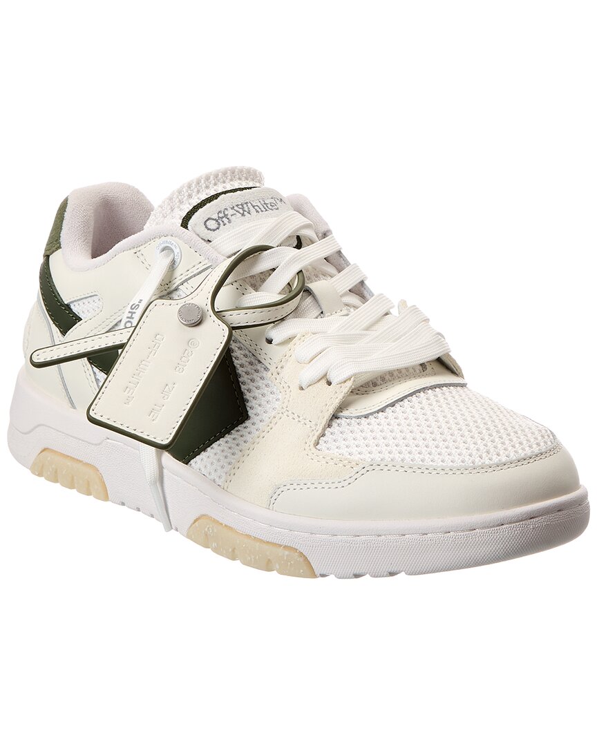 Off-White™ Off-White™ Slim Out Of Office Mesh & Leather Sneaker