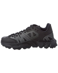 Moncler Silencio Leather-Trim Sneaker
