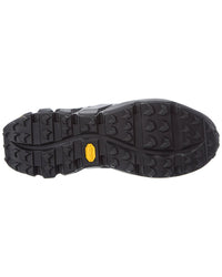 Moncler Silencio Leather-Trim Sneaker