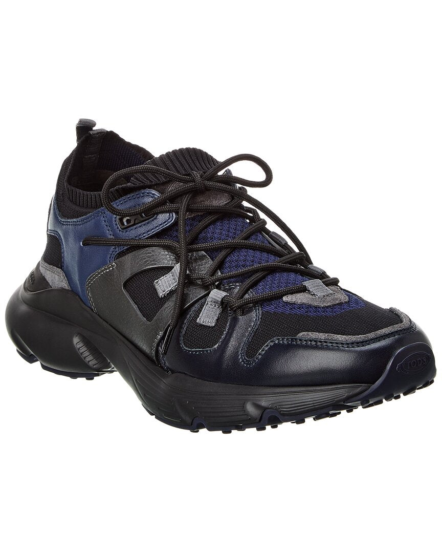 TOD's Tods Leather & Knit Sneaker