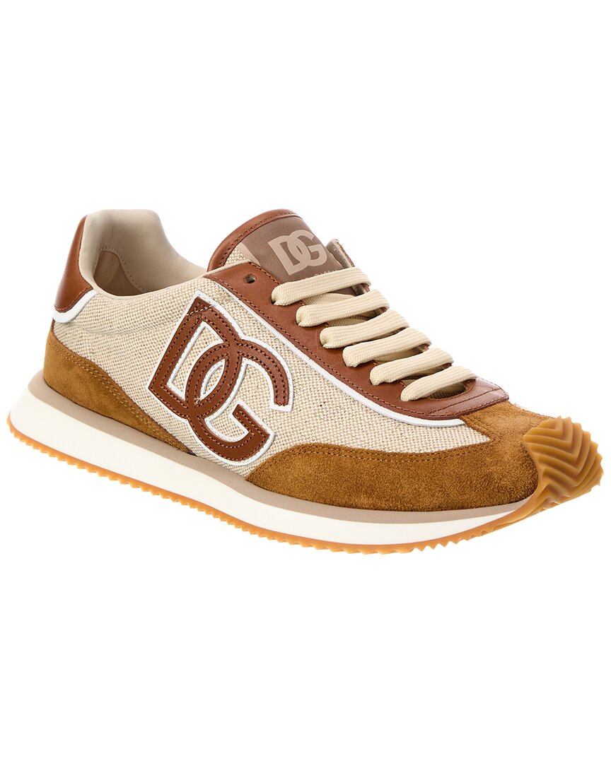 Dolce & Gabbana Canvas & Suede Sneaker