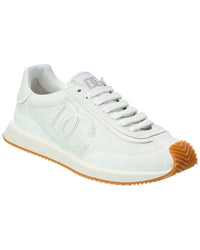 Dolce & Gabbana Cushion Leather & Suede Sneaker
