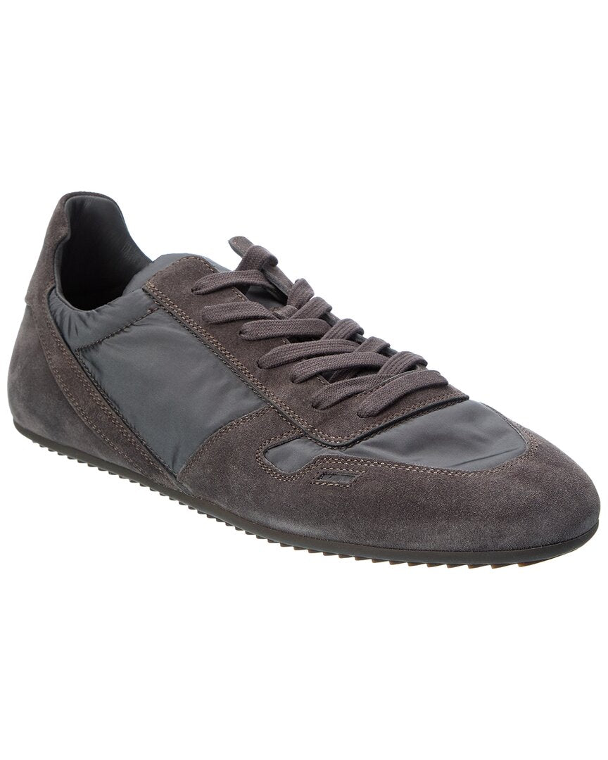Rick Owens Minimal Nylon & Suede Sneaker