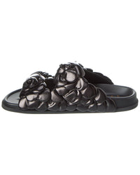 Valentino Leather Slide