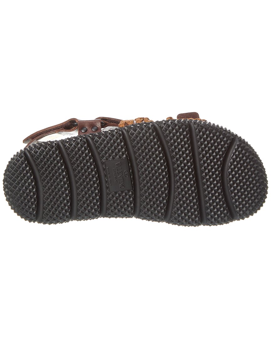 Valentino Rope & Leather Sandal