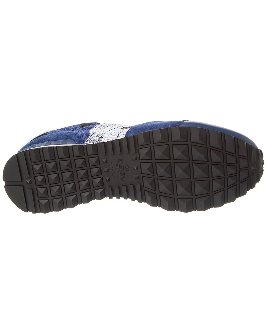 Valentino Valentino Knit & Suede Sneaker