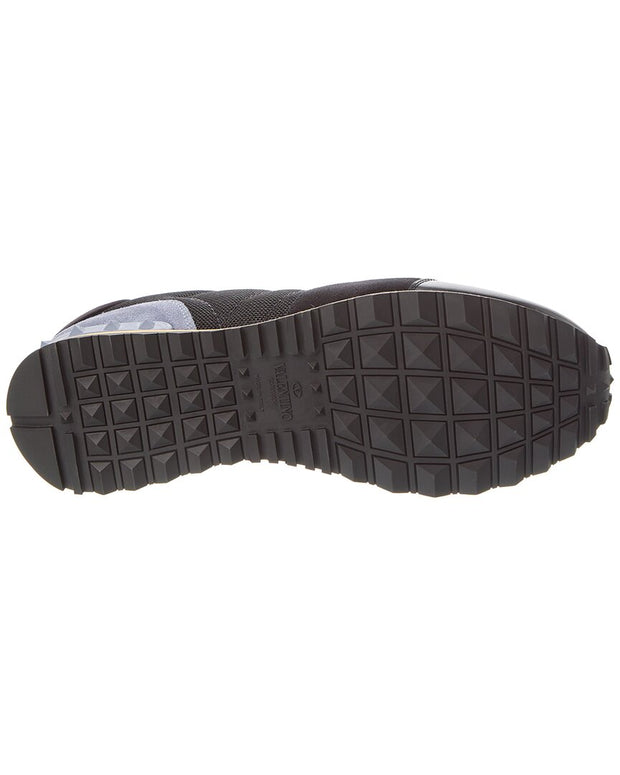 Valentino Leather & Mesh Sneaker
