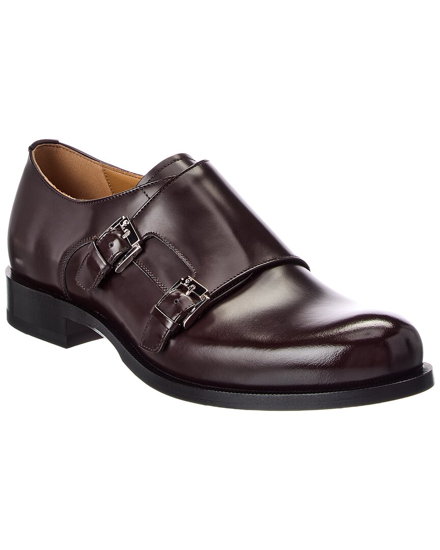 Christian Louboutin Moustachou Monk Leather Loafer
