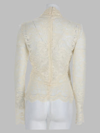 Rabanne Women Top In Pizzo Con Dettaglio Cut-Out