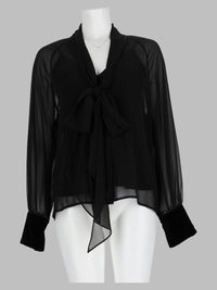 Max Mara Studio Women Blusa "Zattera" In Georgette Di Seta