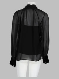 Max Mara Studio Women Blusa "Zattera" In Georgette Di Seta