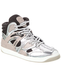 Gucci Basket High Leather Sneaker 6 Black