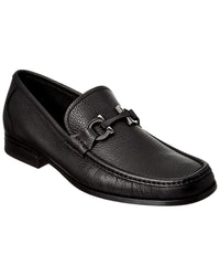 Ferragamo Grandioso Gancini Bit Leather Moccasin