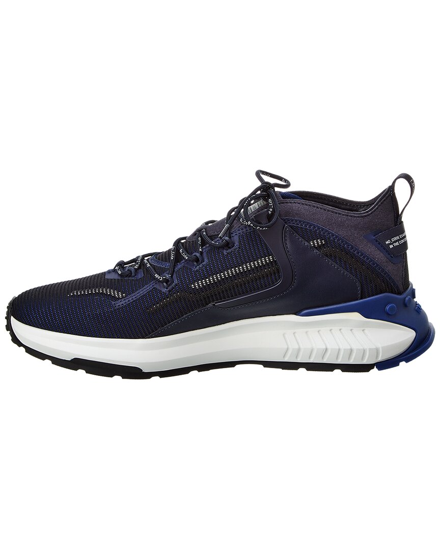 Tod’S No_Code Knit & Leather Sneaker