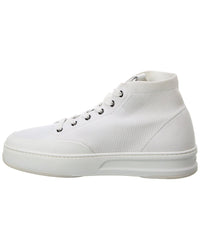 Tod’S Knit & Leather High-Top Sneaker