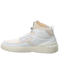 Tod’S X No_Code Leather High-Top Sneaker