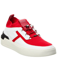 Tod’S X No_Code Knit & Leather Sneaker
