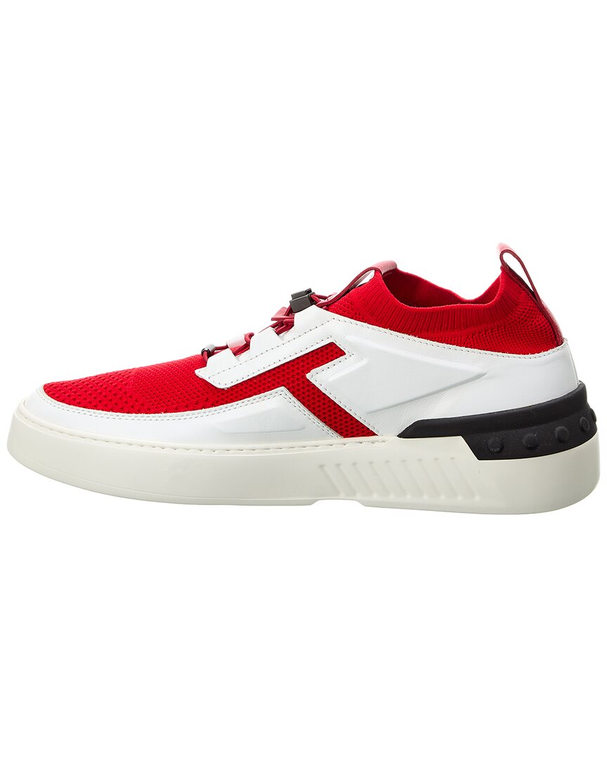 Tod’S X No_Code Knit & Leather Sneaker