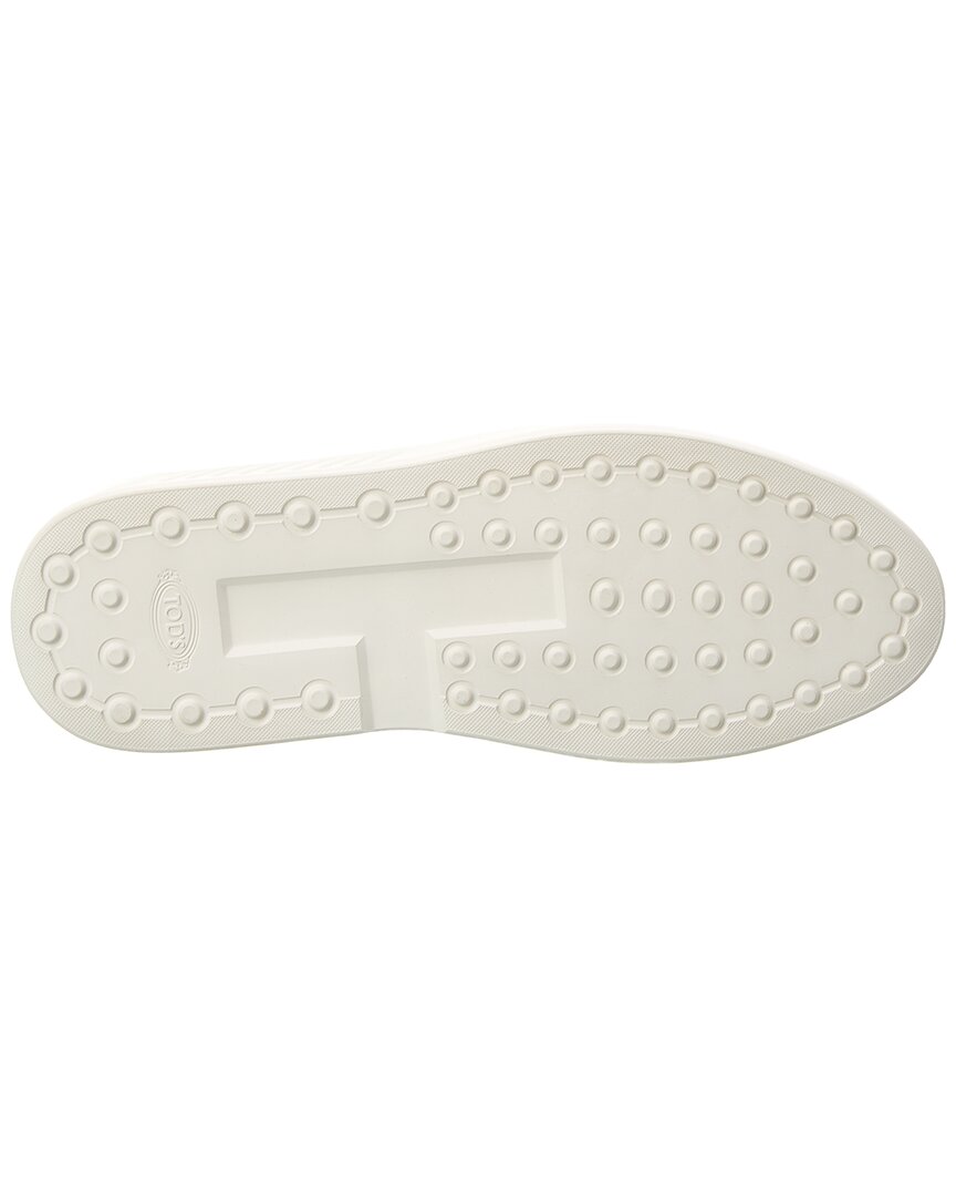 Tod’S X No_Code Knit & Leather Sneaker