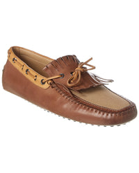 Tod’S Gommino Leather Loafer Brown Multi