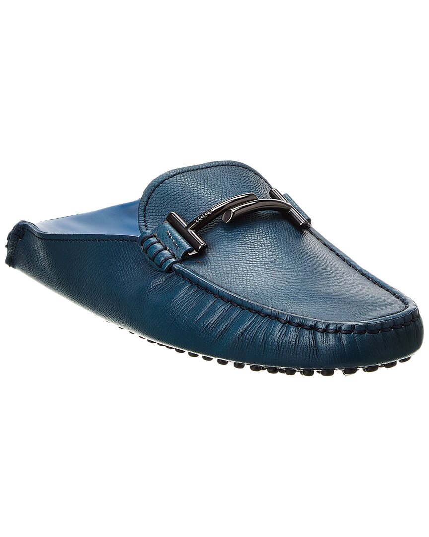 Tod’S Leather Loafer Blue