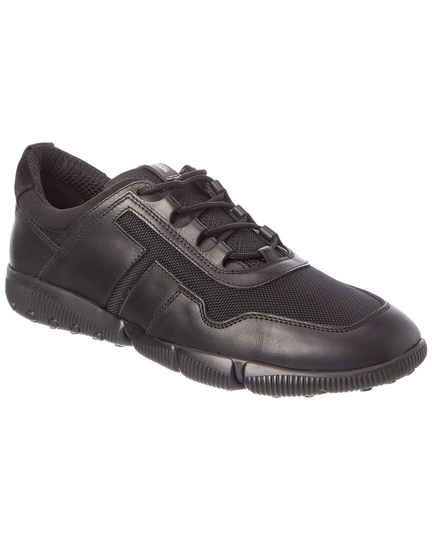 TOD's Tod’S Canvas & Leather Sneaker, 7.5, Black