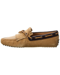 Tod’S Canvas & Suede Loafer
