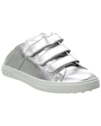 Tod’S Sabot Leather Sneaker Silver
