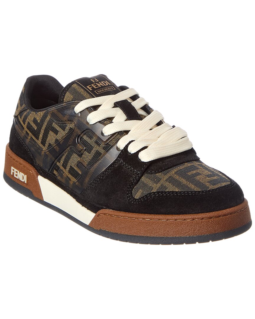 Fendi Match Ff & Suede Sneaker