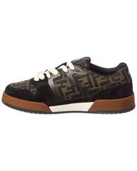 Fendi Match Ff & Suede Sneaker