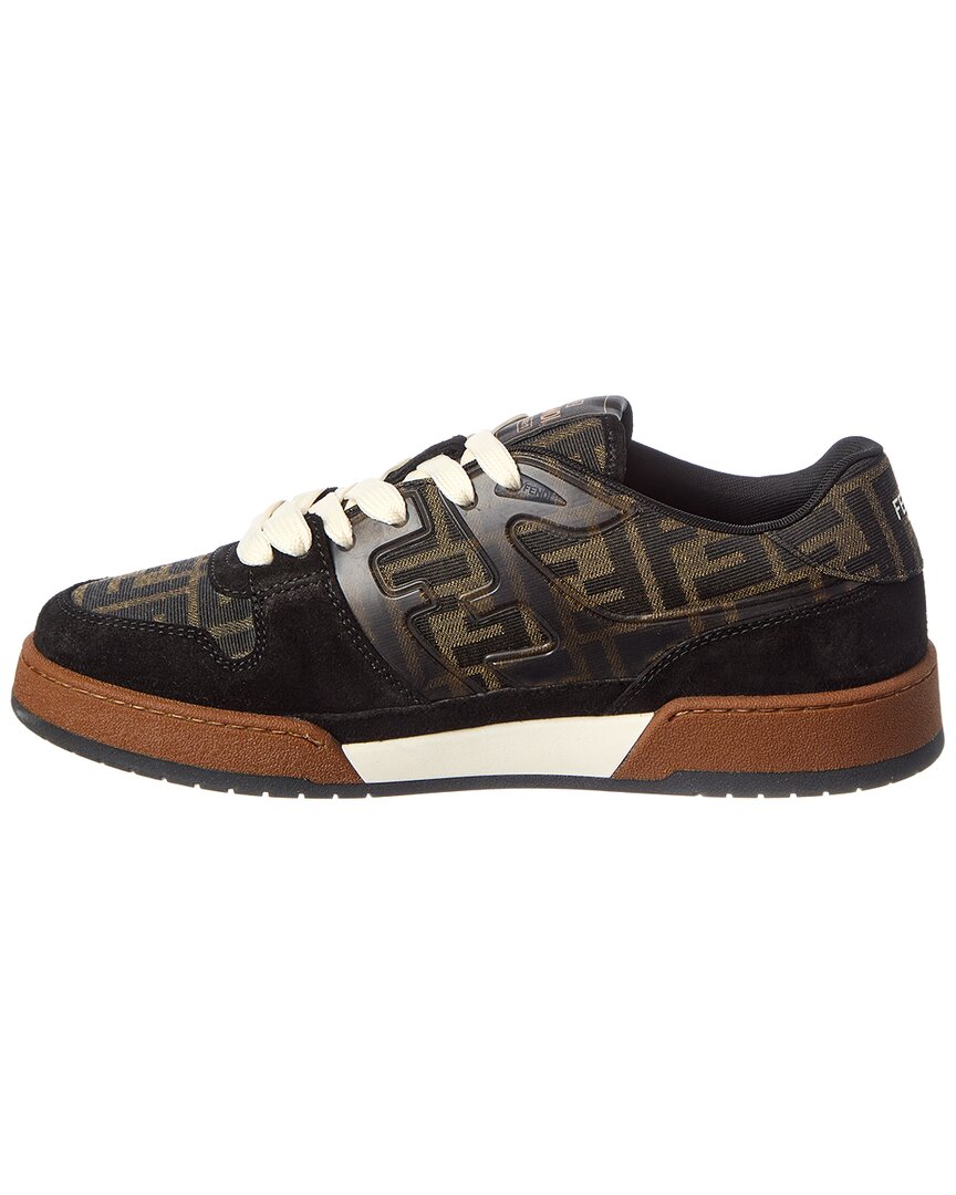 Fendi Match Ff & Suede Sneaker