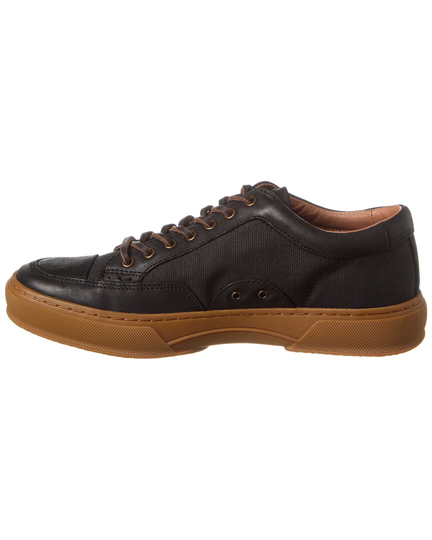 Frye Hoyt Low Lace Canvas & Leather Sneaker